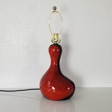 Modernist Art Table Lamp , Signed . 