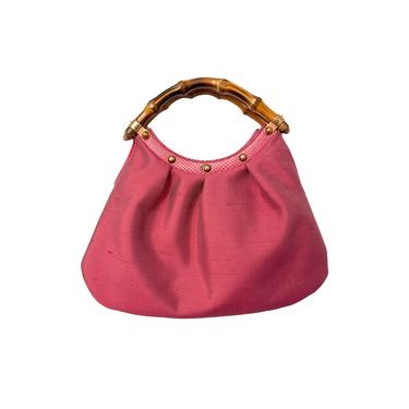 Gucci Pink Mini Bamboo Top Handle