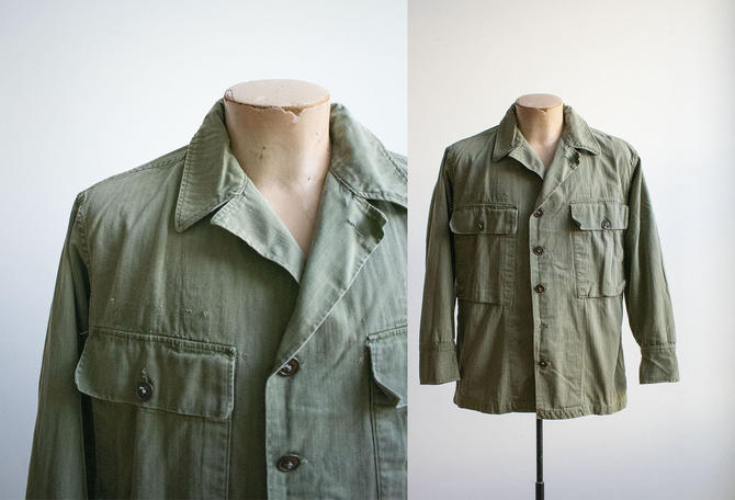 1950s Herringbone Twill Military Uniform Shirt Vintage Us Army Field Shirt Vintage 1950s Korean War Military Field Shirt 36r By Milkandice From Milk Ice Of Baltimore Md Attic