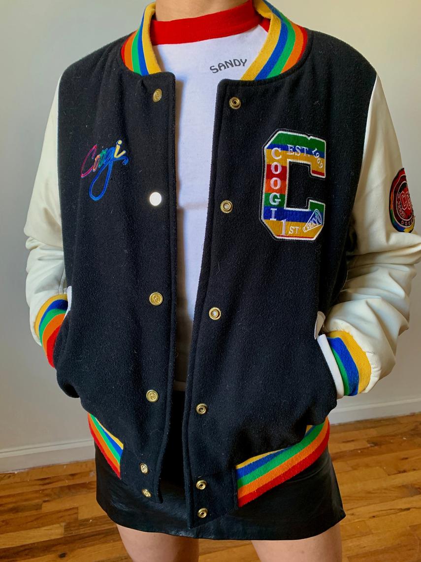 Coogi clearance letterman jacket