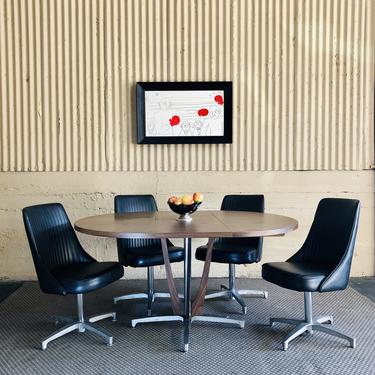 MCM Dinette Set w/ 4 Sculpta Chairs by Chromcraft