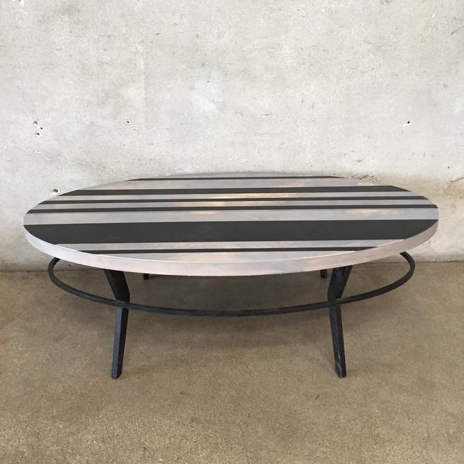 Mid Century Style Oval Coffee Table From Urban Americana Of Long
