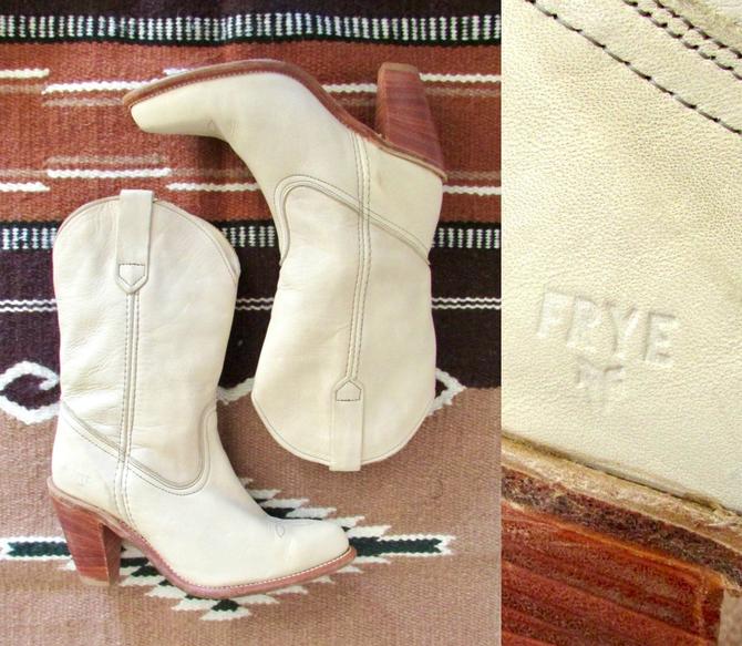 Frye boot top cream