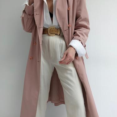 Dusty rose hotsell trench coat