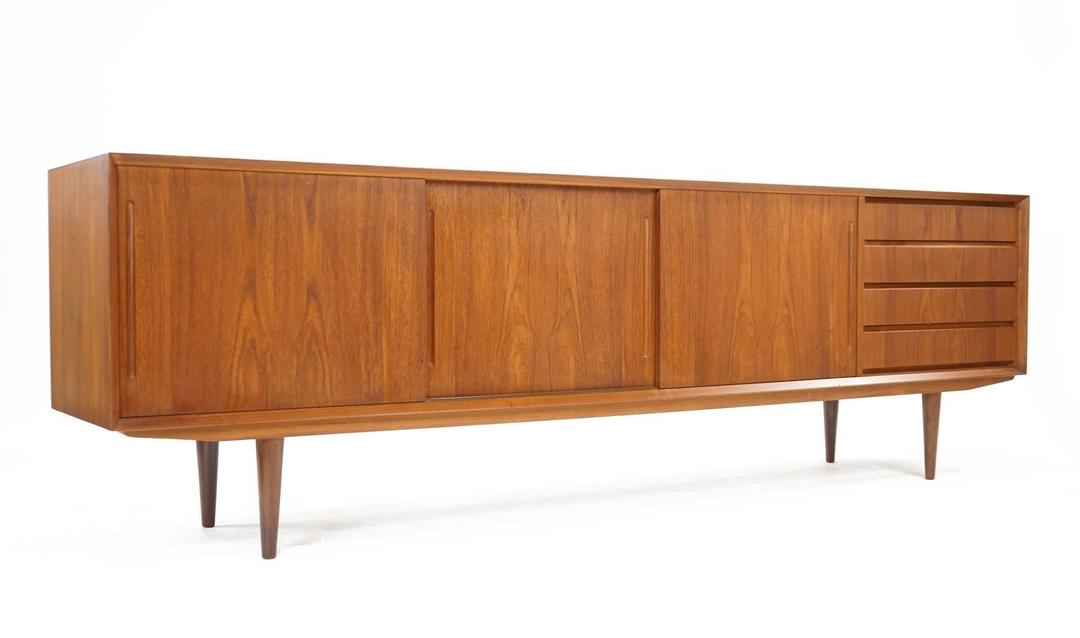 Extra Long Danish Teak Credenza | Fair Auction Co | Fort Washington, MD