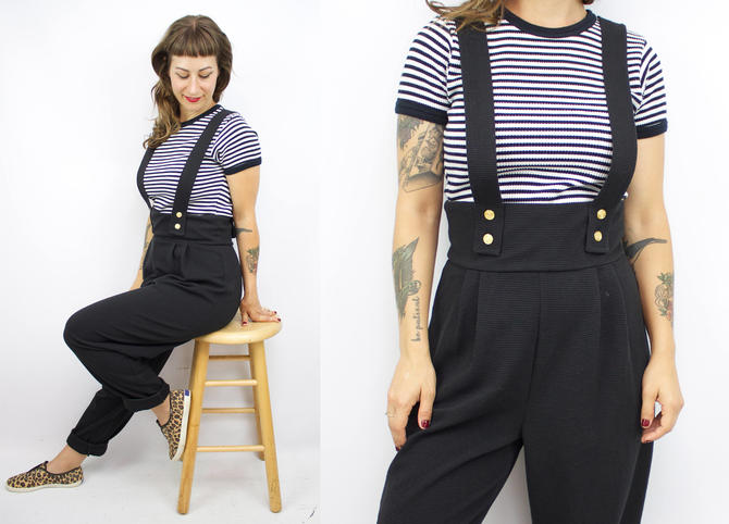Ameri（アメリ）の「HIGH WAIST SUSPENDER PANTS（その他パンツ
