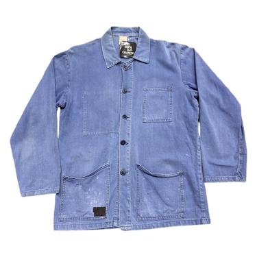 (L) European Blue Work Shirt 091621 LM