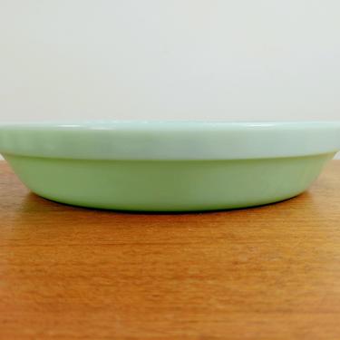 Anchor Hocking Fire King 2000 | Jadite 10&amp;quot; Pie Plate | 25cm | LOVELY 