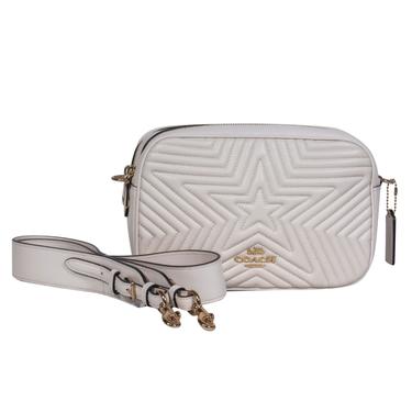 Coach - White Star Quilted Leather Crossbody