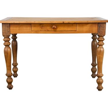 19th Century Country French Rustic Farmhouse Style Writing Desk or Side Table 