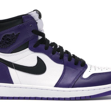 Jordan  1 court purple black