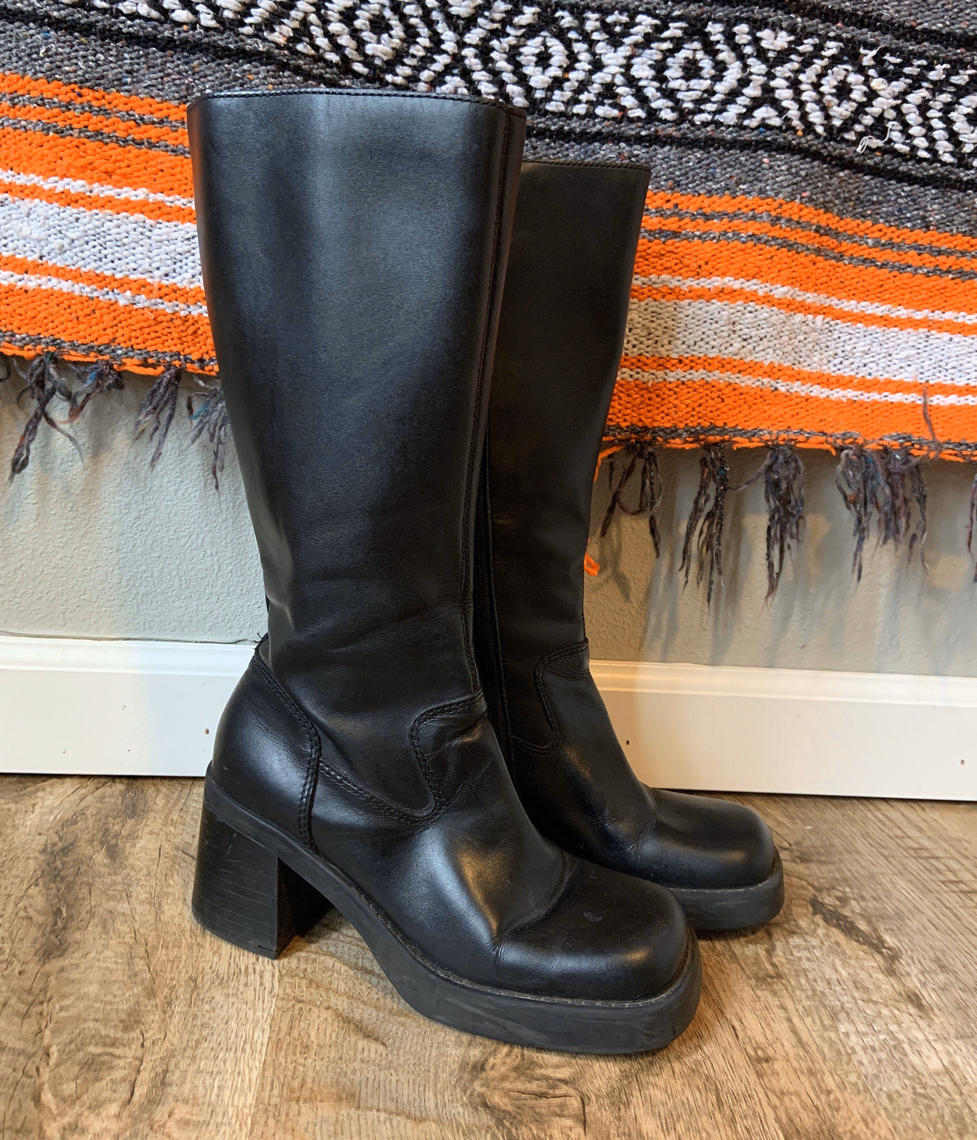 Chunky boots 90s best sale