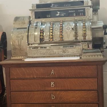 Antique National 4 Drawer Cash Register