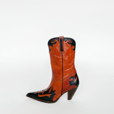 Black Flame Cowboy Boots (8)