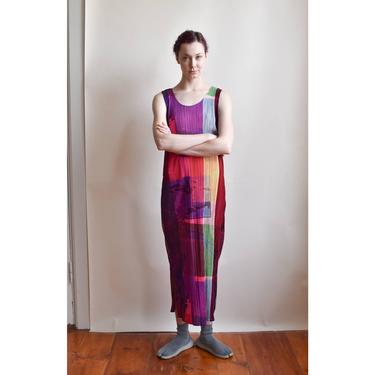Issey Miyake Pleats Please | Mesh and Pleated Photo Print Dress 
