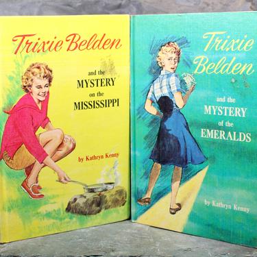 Set of 2 Trixie Belden Books by Kathryn Kenny, 1965 Edition, Volumes 14 & 15 - Vintage, Classic Children's Novels  | FREE SHIPPING 