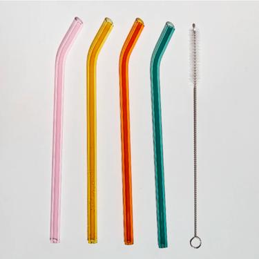 Glass Straws (Set of 4)