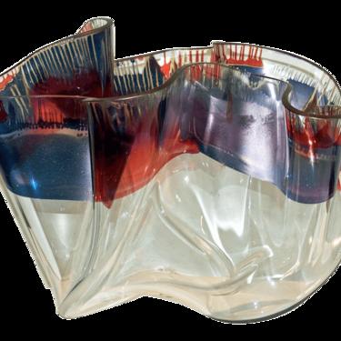 Laurel Fyfe Fazzoletto Slumped Glass Sculpture
