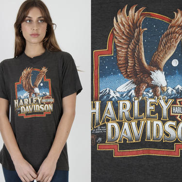 3d Emblem T Shirt / Harley Davison Up Wing Motorcycle T | American