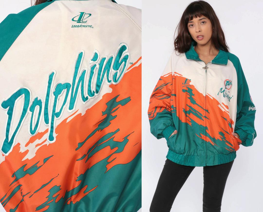 Vintage 90s Miami Dolphins NFL ProLine Starter Jacket - ShopperBoard