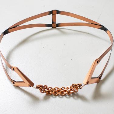 Vintage 1950s COPPER Belt - RENOIR Metal Modernist | Deja  display picture 1