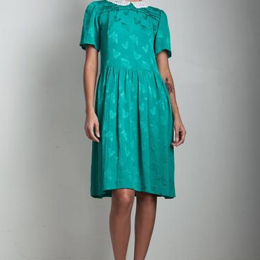 white christmas dresses Crochet Collar Dress Navy / 8 main image 0