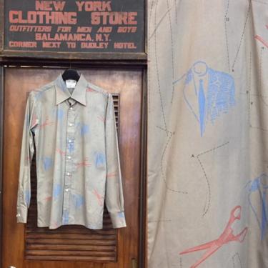 Vintage 1970’s Nik Nik Pattern Maker Cotton Shirt, 1970’s Vintage, Vintage Menswear, Vintage Shirt, Vintage Clothing 