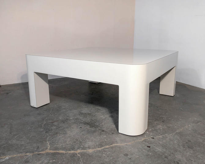 Square coffee table with deals rounded corners