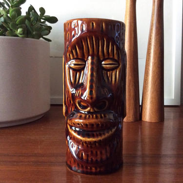 Cool Vintage Tiki Mug Kahiki Supper Club Ohio Collectible Hawaiian Bar Tropical Retro 