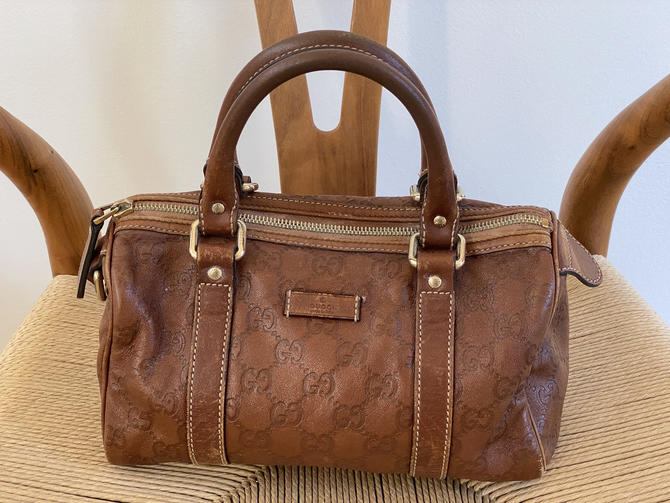 vintage gucci handbag. Brown speedy