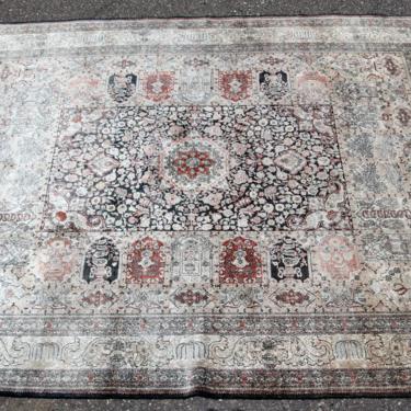 Persian style Silk Rectangular Aubusson Rug Carpet 