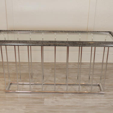 Modern Cerused Console / Sofa Table