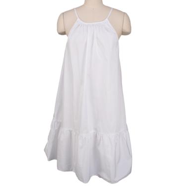 Wilfred White Poplin Halter Dress