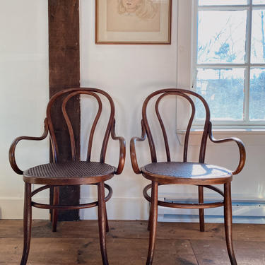 Antique Thonet Style Bentwood Armchair 