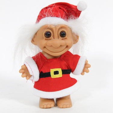 Christmas store troll doll