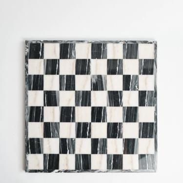 Large Vintage Marble Chess Board | Board Only 