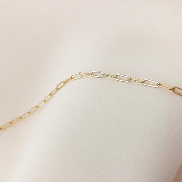 Lottie Paperclip Chain Necklace