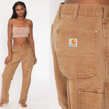 Vintage Carhartt Brown Work Carpenter Pants Size 30x29 – Thrift Sh!t Vintage