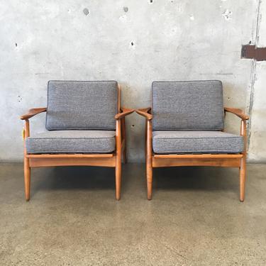 Kofod-Larsen Selig Pair Lounge Chairs