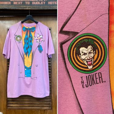 Vintage 1980’s Joker Batman DC Comics T Shirt Dated 1989 “Hanes”, 80’s Graphic Tee Shirt, 80’s Tee, 80’s Superhero Shirt, Vintage Clothing 