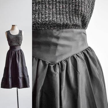 Vintage Black Gunne Sax Prairie Skirt 