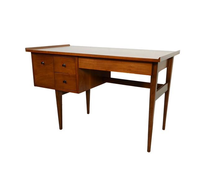 Walnut Desk American Of Martinsville Mid Century Modern By