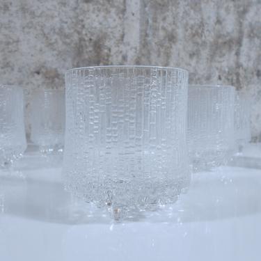 Set of Eight Iittala Ultima Thule Old Fashioned / Lowball Glasses - Designed by Tapio Wirkkala 