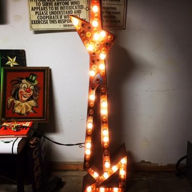 Antique Arrow Light Up Sign