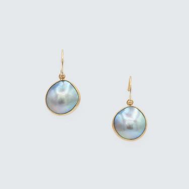 Mabé Pearl Dangle Earrings