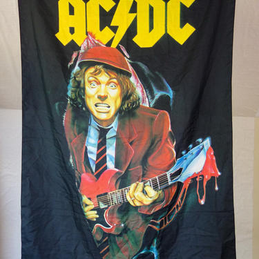 Vintage 1995 AC/DC Fabric Poster Tapestry Banner 42x30