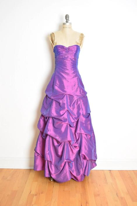 Vintage Y2K Hyphen top Pink Iridescent Dress Gown