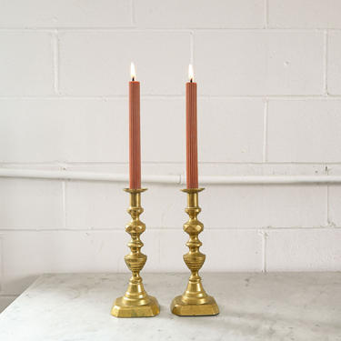 vintage french pair of candlesticks vii