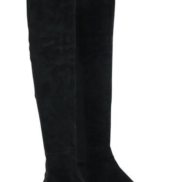 Stuart Weitzman - Black Suede Over-the-Knee Boots Sz 7