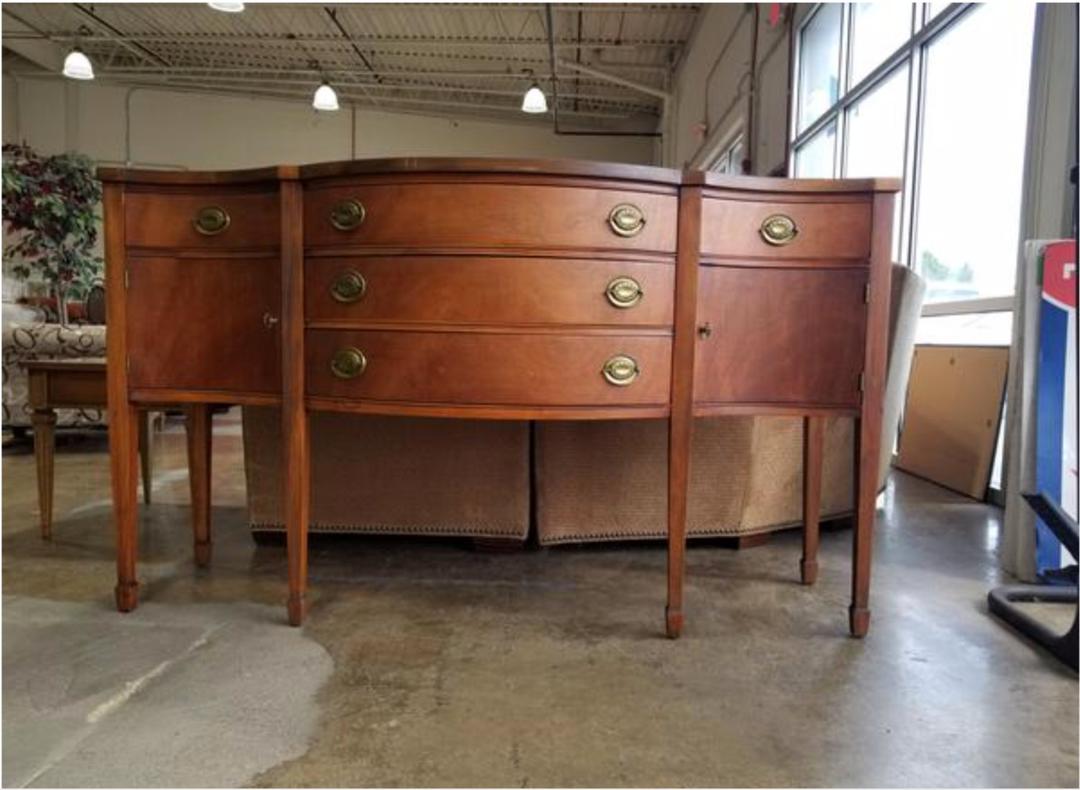 CUSTOMIZABLE High Legs Buffet/ Side Board by Unique Unique by Ruth